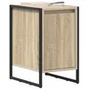 Image de vidaXL Table de Chevet 2 pcs Sonoma 39,5 x 30 x 50 cm, Table de Nuit, Style Industriel, Surface compacte, Meuble Urbain, Touche Rustique, pièce pour Salon