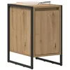 Image de vidaXL Table de Chevet Chêne Artisan 39,5 x 30 x 50 cm, Table de Nuit, Style Industriel, Surface compacte, Meuble Urbain, Touche Rustique, pièce pour Salon