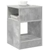 Image de vidaXL Table d'appoint Gris béton 30,5 x 30 x 45 cm Bois d'ingénierie, Salon, Table d’appoint rectangulaire Moderne, Solution de Rangement, Meuble intérieur Polyvalent, déco compacte