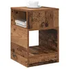 Image de vidaXL Table d'appoint 2 pcs Bois Ancien 30,5 x 30 x 45 cm, Salon, Table d’appoint rectangulaire Moderne, Solution de Rangement, Meuble intérieur Polyvalent, déco compacte