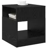 Image de vidaXL Table d'appoint Chêne Noir 40,5 x 40 x 45 cm Bois d'ingénierie, Salon, Table d’appoint rectangulaire Moderne, Solution de Rangement, Meuble intérieur Polyvalent, déco compacte