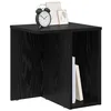 Image de vidaXL Table d'appoint 2 pcs Chêne Noir 37 x 32 x 40 cm, Table d'appoint pour Salon, Design rectangulaire, Bois Composite, rangements Pratiques, Touche décorative