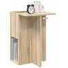 Image de vidaXL Table d'appoint Chêne Sonoma 35 x 40 x 55 cm Bois d'ingénierie, Table d'appoint Moderne rectangulaire, Rangement Compact, Accent de Salon, mobilier intérieur Fonctionnel, Design Minimaliste