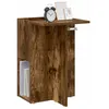 Image de vidaXL Table d'appoint Chêne fumé 35 x 40 x 55 cm Bois d'ingénierie, Table d'appoint Moderne rectangulaire, Rangement Compact, Accent de Salon, mobilier intérieur Fonctionnel, Design Minimaliste