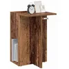 Image de vidaXL Table d'appoint Bois Ancien 35 x 40 x 55 cm Bois d'ingénierie, Table d'appoint Moderne rectangulaire, Rangement Compact, Accent de Salon, mobilier intérieur Fonctionnel, Design Minimaliste
