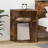 Image de vidaXL Table d'appoint Chêne fumé 39,7 x 39,7 x 60 cm