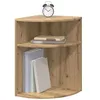 Image de vidaXL Table d'appoint Chêne Artisanal 39,7 x 39,7 x 60 cm, Table Basse Moderne, Rectangle avec Rangement, Accent Pratique, Meuble Compact idéal pour Le Salon