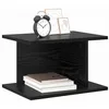 Image de vidaXL Table de Chevet 2 pcs Chêne Noir 40 x 30 x 25 cm, Table de Salon, Table de Nuit Moderne, unité de Rangement rectangulaire, Meuble Urbain Compact