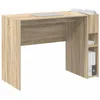 Image de vidaXL Bureau Chêne Sonoma 109 x 50 x 78 cm Bois d'ingénierie, Salon, Bureau Moderne, Espace de travail rectangulaire, Grand espace de rangement, Design simple, Station de travail efficace, Meuble org