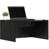 Image de vidaXL Bureau Mural Chêne Noir 60 x 45 x 30 cm Bois d'ingénierie, Bureau Flottant Moderne, en Bois Robuste, Espace de Travail stylé, Meuble Compact, Design rectangulaire