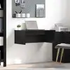 Image de vidaXL Bureau mural Chêne noir 80 x 45 x 30 cm Bois d'ingénierie