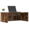 Image de vidaXL Bureau Mural Chêne fumé 80 x 45 x 30 cm Bois d'ingénierie, Bureau Mural Rectangulaire, Table Flottante Durable, Espace Compact, Mobilier en Bois Ingénieux