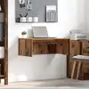 Image de vidaXL Bureau mural Bois Ancien 80 x 45 x 30 cm Bois d'ingénierie