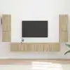 Image de vidaXL Ensemble meuble TV 4 pcs Chêne Sonoma Bois d'ingénierie