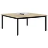 Image de vidaXL Table Basse Sonoma 100 x 100 x 45 cm Bois d'ingénierie, Salon, Moderne, Durable, Mobilier élégant pour Le Confort Quotidien, Design Gain de Place, Solutions élégantes pour Les Maisons