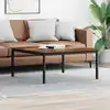 Image de vidaXL Table basse Bois ancien 100 x 100 x 45 cm Bois d'ingénierie