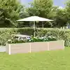 Image de vidaXL Jardinière Ivoire 480 x 50 x 45 cm Acier galvanisé