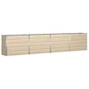 Image de vidaXL Jardinière Ivoire 480 x 50 x 45 cm Acier galvanisé, Jardin et terrasse, Style Industriel, matériaux durables, mobilier d'extérieur, Options écologiques, esthétique Moderne