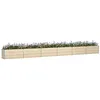 Image de vidaXL Jardinière Ivoire 480 x 50 x 45 cm Acier galvanisé, Jardin et terrasse, Style Industriel, matériaux durables, mobilier d'extérieur, Options écologiques, esthétique Moderne