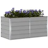 Image de vidaXL Jardinière Gris clair 160 x 80 x 75 cm Acier, Design de jardin et terrasse, moderne, durable, solutions éco-responsables, améliore la vie en extérieur avec des espaces pratiques, idées créative