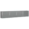 Image de vidaXL Jardinière Gris Clair 480 x 50 x 45 cm Acier galvanisé, Jardin et terrasse, Style Industriel, matériaux durables, mobilier d'extérieur, Options écologiques, esthétique Moderne
