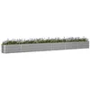 Image de vidaXL Jardinière Gris Clair 480 x 50 x 45 cm Acier galvanisé, Jardin et terrasse, Style Industriel, matériaux durables, mobilier d'extérieur, Options écologiques, esthétique Moderne