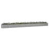 Image de vidaXL Jardinière Gris Clair 480 x 50 x 45 cm Acier galvanisé, Jardin et terrasse, Style Industriel, matériaux durables, mobilier d'extérieur, Options écologiques, esthétique Moderne