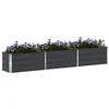 Image de vidaXL Jardinière Anthracite 480 x 50 x 45 cm Acier galvanisé, Jardin et terrasse, Style Industriel, matériaux durables, mobilier d'extérieur, Options écologiques, esthétique Moderne