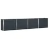 Image de vidaXL Jardinière Anthracite 385 x 50 x 75 cm Acier galvanisé