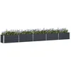Image de vidaXL Jardinière Anthracite 480 x 50 x 45 cm Acier galvanisé