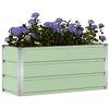 Image de vidaXL Jardinière Vert 100 x 40 x 45 cm Acier, Jardin et terrasse, Modernes, matériaux durables et écolos pour Le mobilier et la Deco d'extérieur, Style élégant et Fonctionnel