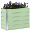 Image de vidaXL Jardinière Vert Pastel 480 x 50 x 45 cm Acier galvanisé, Jardin et terrasse, Style Industriel, matériaux durables, mobilier d'extérieur, Options écologiques, esthétique Moderne