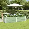 Image de vidaXL Jardinière Vert pastel 480 x 50 x 45 cm Acier galvanisé