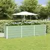 Image de vidaXL Jardinière Vert pastel 480 x 50 x 45 cm Acier galvanisé