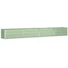 Image de vidaXL Jardinière Vert Pastel 480 x 50 x 45 cm Acier galvanisé, Jardin et terrasse, Style Industriel, matériaux durables, mobilier d'extérieur, Options écologiques, esthétique Moderne