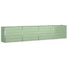 Image de vidaXL Jardinière Vert Pastel 480 x 50 x 45 cm Acier galvanisé, Jardin et terrasse, Style Industriel, matériaux durables, mobilier d'extérieur, Options écologiques, esthétique Moderne
