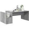 Image de vidaXL Table Basse Gris Sonoma 90 x 45 x 35 cm Bois d'ingénierie, Table Basse Moderne pour Le Salon, Meuble intérieur rectangulaire, Accent Utilitaire Fonctionnel, déco Polyvalente