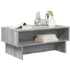 Image de vidaXL Table basse Gris Sonoma 80 x 46 x 35 cm Bois d'ingénierie, Table Basse Moderne, Design Rectangulaire, Durable Pour Intérieur, Élément Décoratif Élégant, Meuble Fonctionnel Pour La Maison, Accen