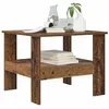 Image de vidaXL Table Basse Bois Ancien 57 x 55 x 45 cm Bois d'ingénierie, Table Basse stylée, Rectangle Bas, Essentielle pour Le Salon, Touche de Style pour Les espaces Modernes