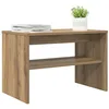 Image de vidaXL Meuble TV Chêne Artisanal 60 x 35 x 40 cm Bois d'ingénierie, Meuble Bas rectangulaire Moderne, unité de Rangement multimédia Durable, Organisateur Pratique de Salon, mobilier TV Minimaliste