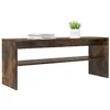 Image de vidaXL Meuble TV Chêne fumé 100 x 30 x 40 cm Bois d'ingénierie, Meuble Bas rectangulaire Moderne, unité de Rangement multimédia Durable, Organisateur Pratique de Salon, mobilier TV Minimaliste