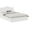 Image de vidaXL Lit de Rangement Réglable Blanc 160 x 200 cm Bois d'ingénierie