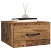 Image de vidaXL Cabinet de Chevet Bois Ancien 35 x 35 x 20 cm Bois d'ingénierie, Table de Nuit Moderne, Cabinet Compact, Organiseur Pratique pour Chambre, Meuble en Bois résistant