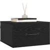 Image de vidaXL Cabinet de Chevet Chêne Noir 35 x 35 x 20 cm Bois d'ingénierie, Table de Nuit Moderne, Cabinet Compact, Organiseur Pratique pour Chambre, Meuble en Bois résistant