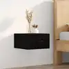 Image de vidaXL Cabinet de chevet Chêne noir 35 x 35 x 20 cm Bois d'ingénierie