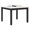 Image de vidaXL Table Basse Blanc 50 x 50 x 36 cm Bois de pin Massif, Table de Salle à Manger, Table Basse contemporaine, Surface en Bois de pin Durable, Design Chic et Minimaliste