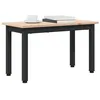 Image de vidaXL Table Basse Naturel 60 x 30 x 36 cm Bois de pin Massif, Salon, Design carré, Approche Minimaliste, Matériaux durables, Élégance Simple, pour Tous Les espaces, Qualité