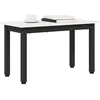 Image de vidaXL Table Basse Blanc 60 x 30 x 36 cm Bois de pin Massif, Table de Salle à Manger, Table Basse contemporaine, Surface en Bois de pin Durable, Design Chic et Minimaliste