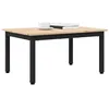Image de vidaXL Table Basse Naturel 60 x 50 x 36 cm Bois de pin Massif, Salon, Design carré, Approche Minimaliste, Matériaux durables, Élégance Simple, pour Tous Les espaces, Qualité