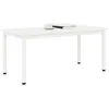 Image de vidaXL Table Basse Blanc 100 x 50 x 45 cm Bois de pin Massif